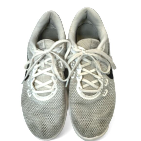 Nike Flex Trainer 7 Silver White Women sz 8 - Picture 2 of 7